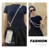 Phone lanyard Crossbody necklace strap patch tab Adjustable phone lanyard
