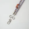 Cross body mobile phone lanyard braided rope 8mm anti lost