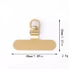 Ultrathin Stainless Steel Phone Tether Patch Gasket Cellphone Strap Parts Replacement Lanyard Safety