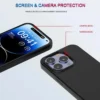 Full Cover Silicone Case Compatible for iPhone phone case casing cover