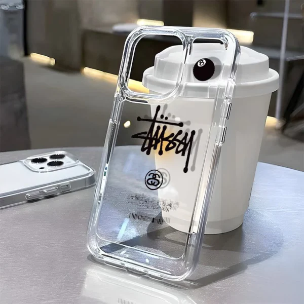 Fashion Label Case iPhone TPU Soft Transparent