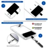 Crossbody Multifunctional Adjustable Nylon Strap and Phone Ring Mobile Phone Lanyard